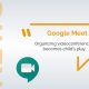 Google Meet visioconferences