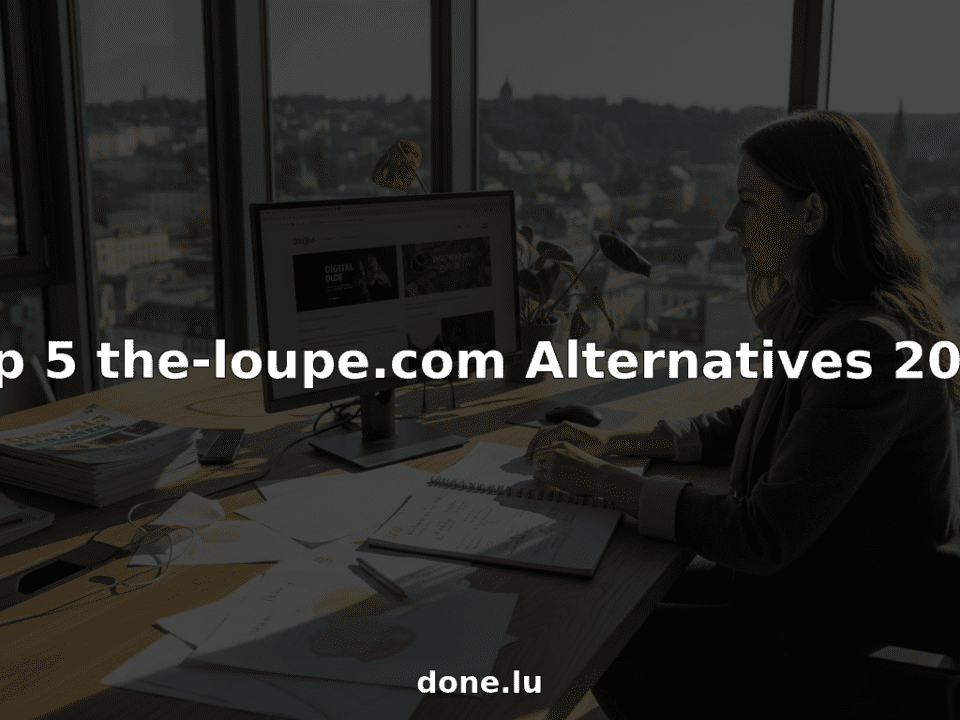 Professional comparing digital agency websites