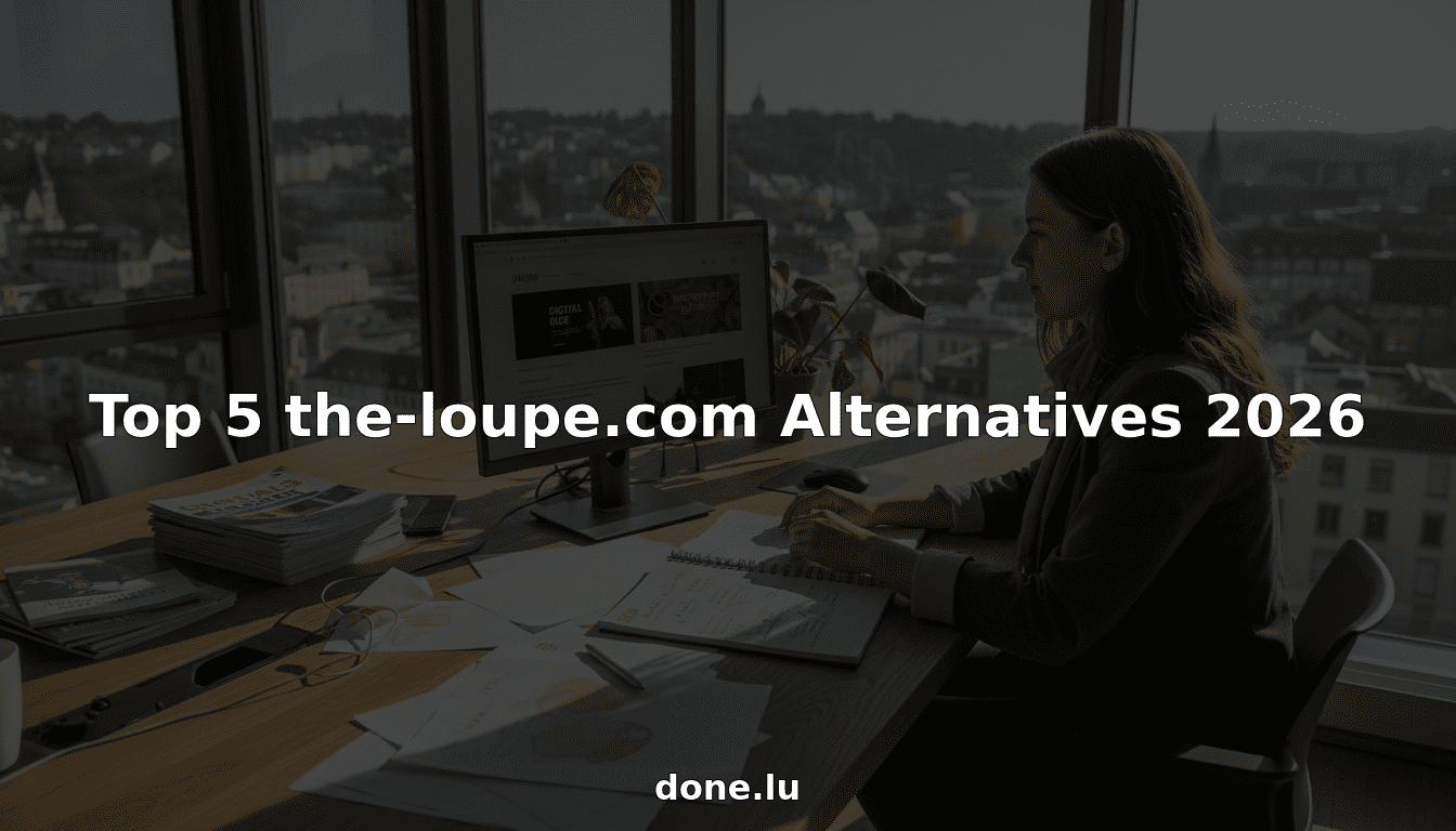 Professional comparing digital agency websites