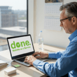 Luxembourg SME owner working on lead generation