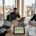 Ecommerce SEO team reviewing analytics in office