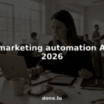 Marketing manager using AI tools at work