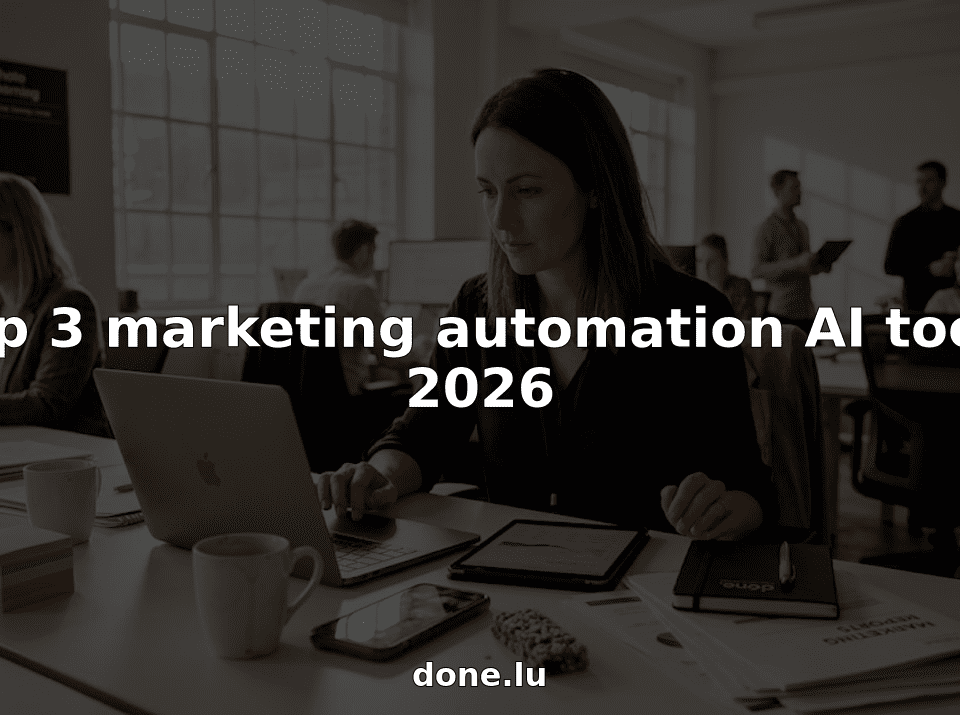 Marketing manager using AI tools at work