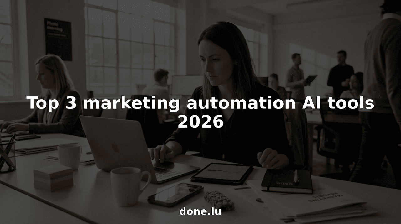 Marketing manager using AI tools at work