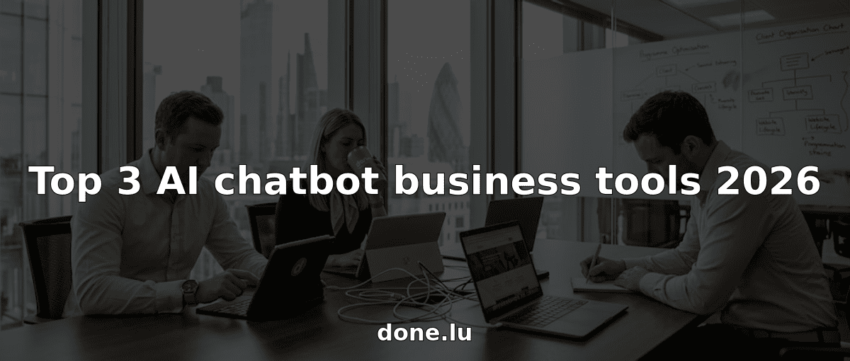 Team collaborating with AI chatbot tools in office