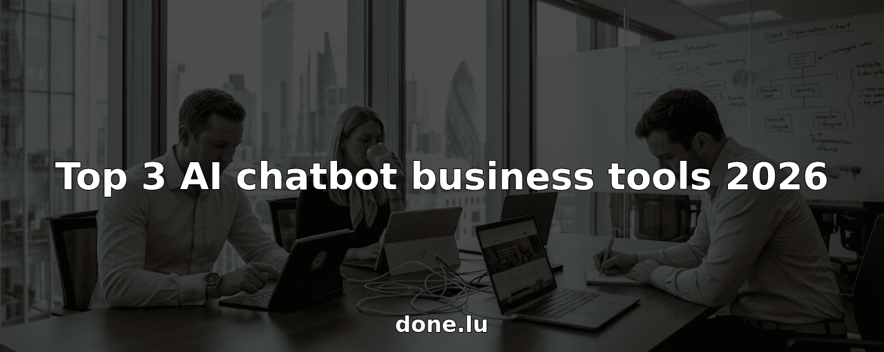Team collaborating with AI chatbot tools in office