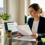 Business owner reviews AI onboarding checklist