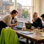 SME team discussing AI adoption steps