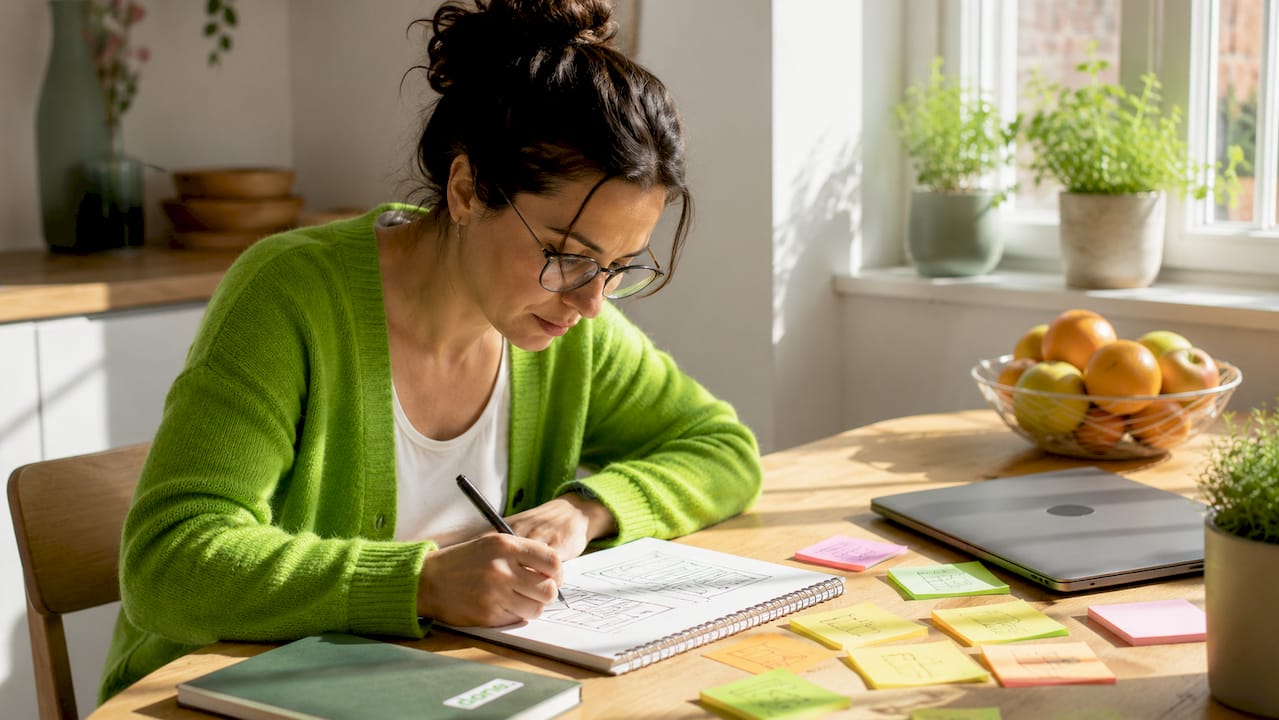 1781536374453_UX-designer-sketching-wireframes-at-home-office UX designer sketching wireframes at home office