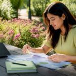 Woman reviewing inbound marketing plans