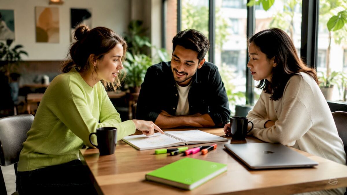 Marketing team planning inbound strategy