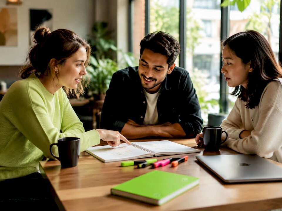 Marketing team planning inbound strategy