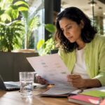 Woman working on marketing automation workflow