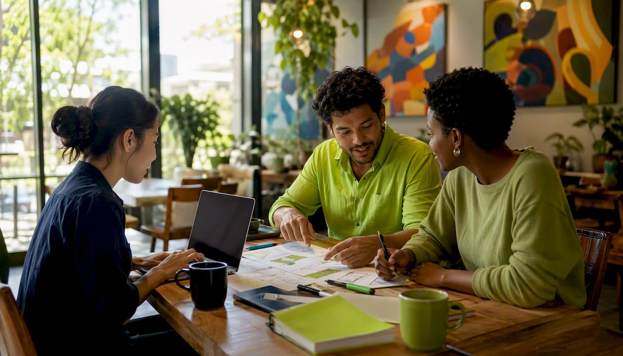 1785435754305_Team-collaborating-on-growth-driven-design-strategy Team collaborating on growth-driven design strategy