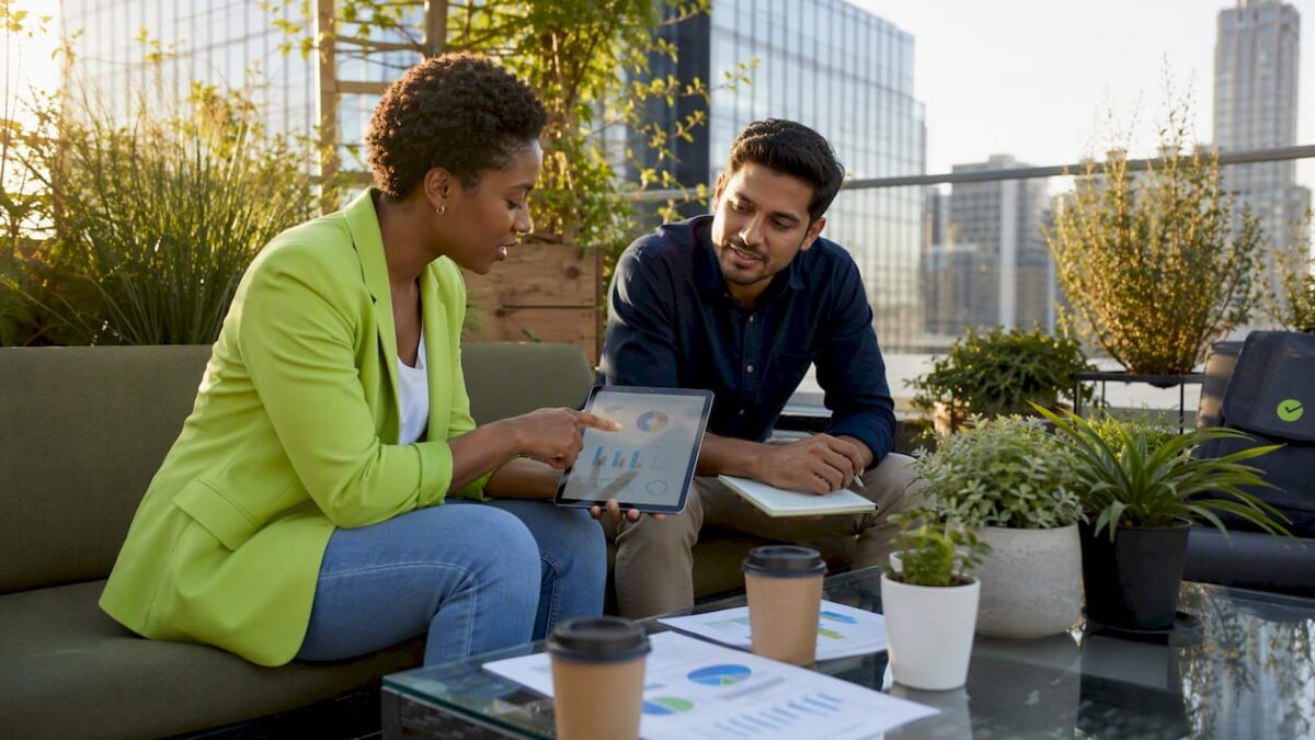 Two marketers discuss A/B testing results