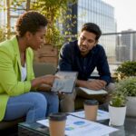 Two marketers discuss A/B testing results