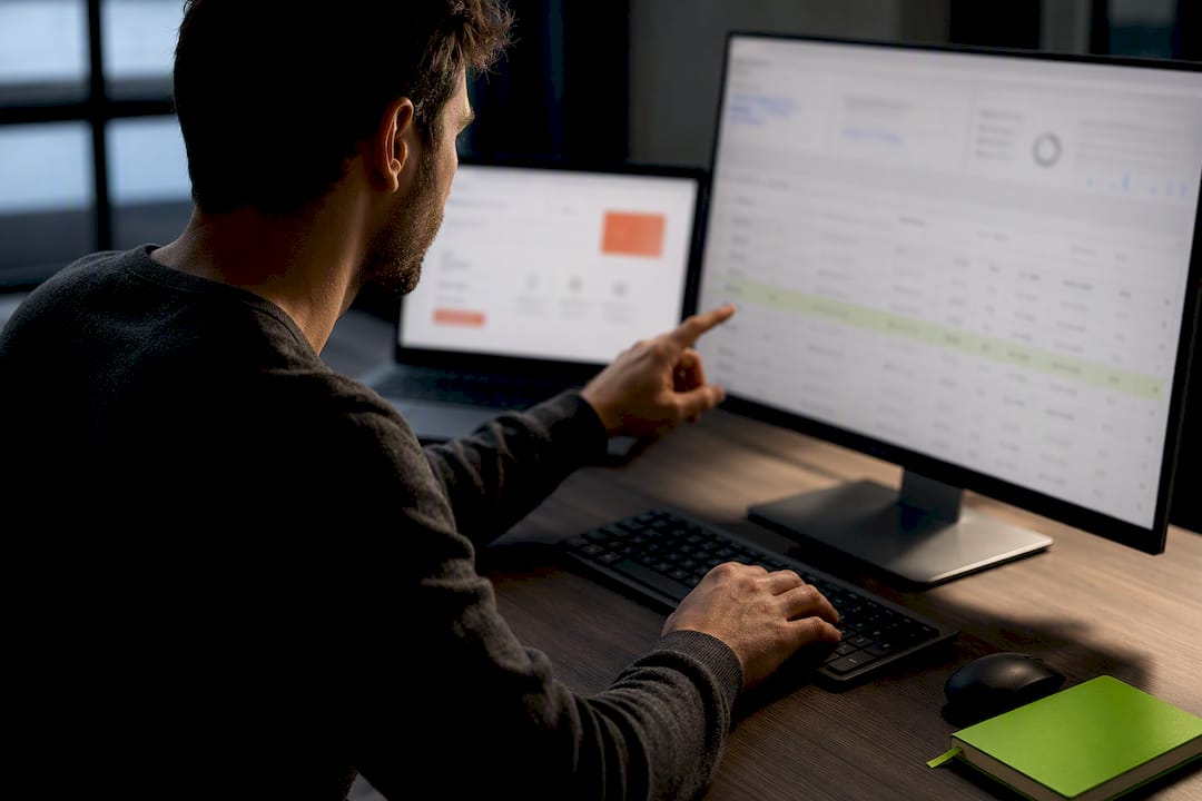 1788523930885_Developer-validating-ecommerce-purchase-event-data Developer validating ecommerce purchase event data