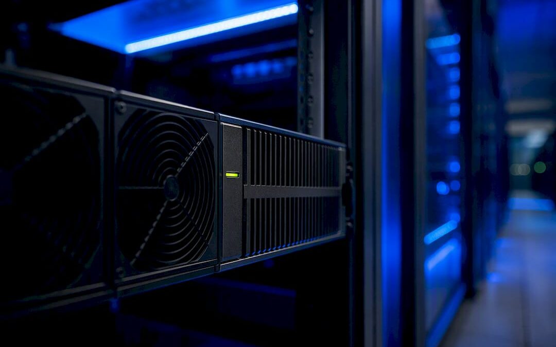 GPU inference server running in data center