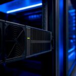 GPU inference server running in data center
